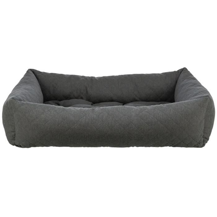 Panier pour chien carré Trixie Caliente - gris foncé - Gris - 120x75 cm Panier pour chien carré Trixie Caliente - gris foncé - Gris - 120x75 cm