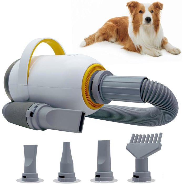 MUGGI Pulseur pour Chien 2-en-1 3200W - Séchoir Silencieux avec ...