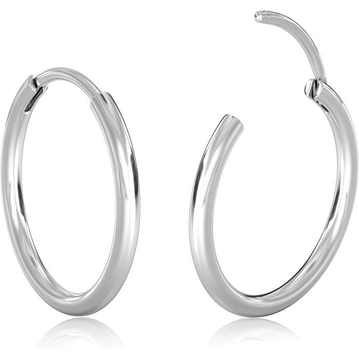 Petites Boucles D’Oreilles Argent/Or Pour Femmes Hommes Hypoallergénique 316L Acier Chirurgical Cartilage Tragus Hélice Dorm[PP274]