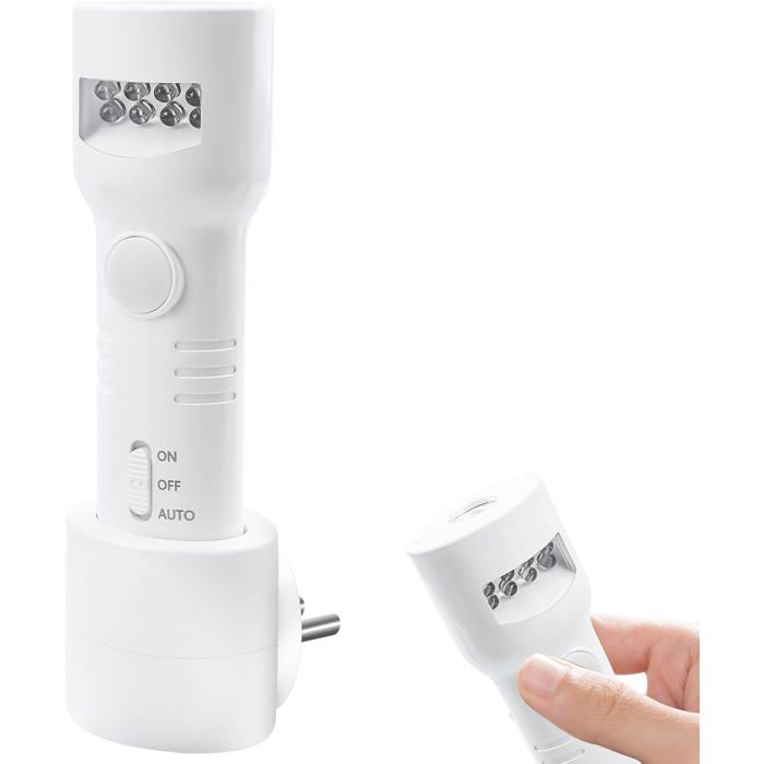 Lampe torche veilleuse veilleuse LED à brancher avec détecteur de mouvement lampe torche rechargeable murale à capteur