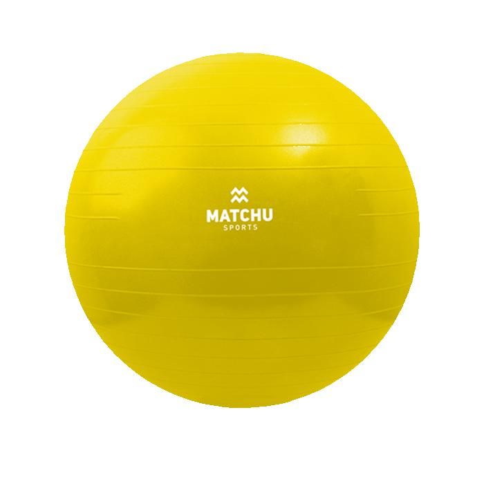 Ballon de fitness 45cm - Jaune - Ø 45cm