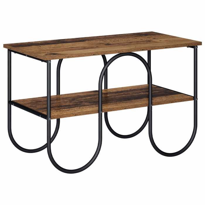 Elégance - Chic Support TV - Meuble HIFI - Meuble TV - 80x40x50cm - Bois ancien - Bois dingénierie_0797697