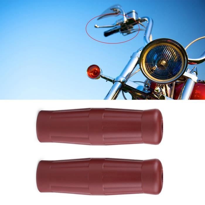 Poignée Guidon Moto Gel Noir 22mm - Neuf, Générique, Pour Customisation Et Confort