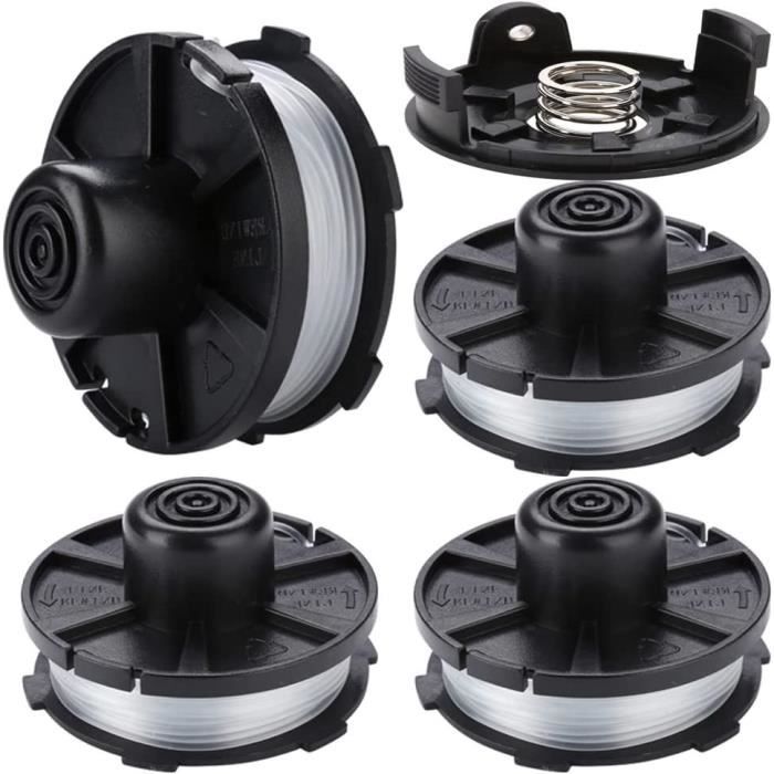 4 Bobines De Fil De Rechange Pour Débroussailleuse Sans Fil Einhell GE