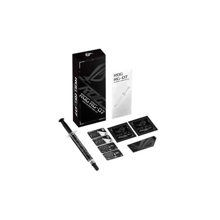 Kit pâte thermique - ASUS - ROG RG-07 - Conductivité 25 W/m-k - Température -40 à 150°C - Contenu complet