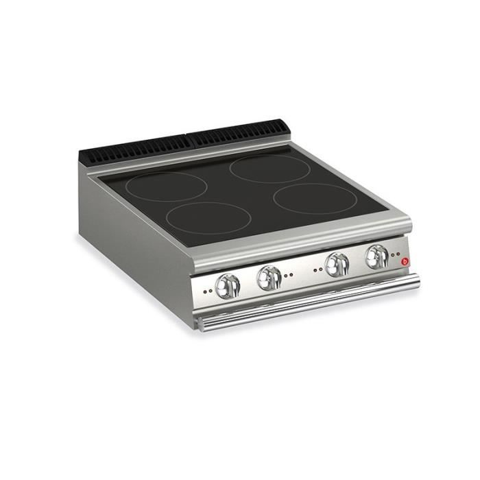 Plaque Coup de Feu à Induction 4 zones P 700 14 kW Baron x700xmm Cdiscount