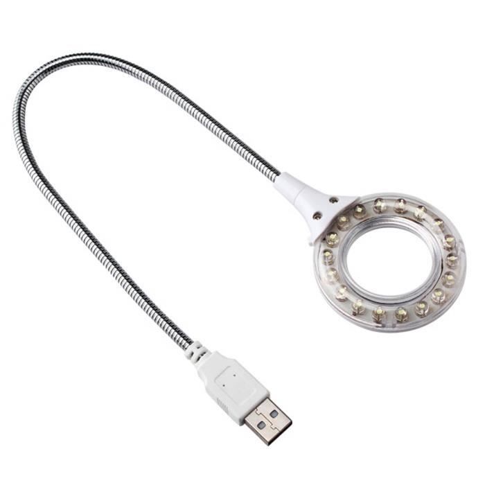 Mini lampe de nuit flexible LED USB liseuse pour ordinateur portable PC -  Cdiscount Maison