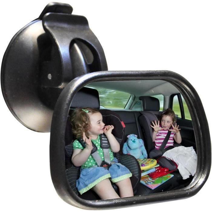 Miroir de voiture pour siège arrière - Miroir de voiture pour bébé et  enfants - Miroir