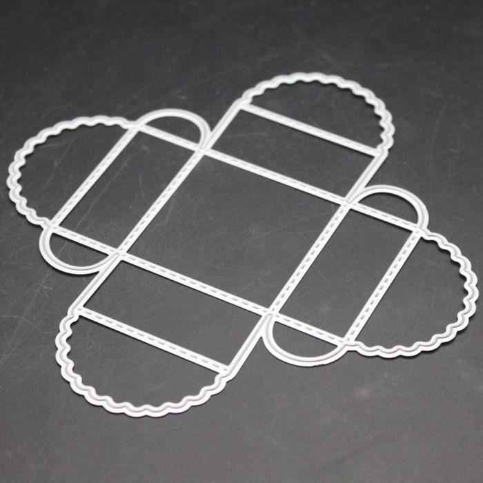 Matrice De Découpe Métal 'boîte Aux Lettres 3D' - Pour Scrapbooking, Cartes, Albums Photos