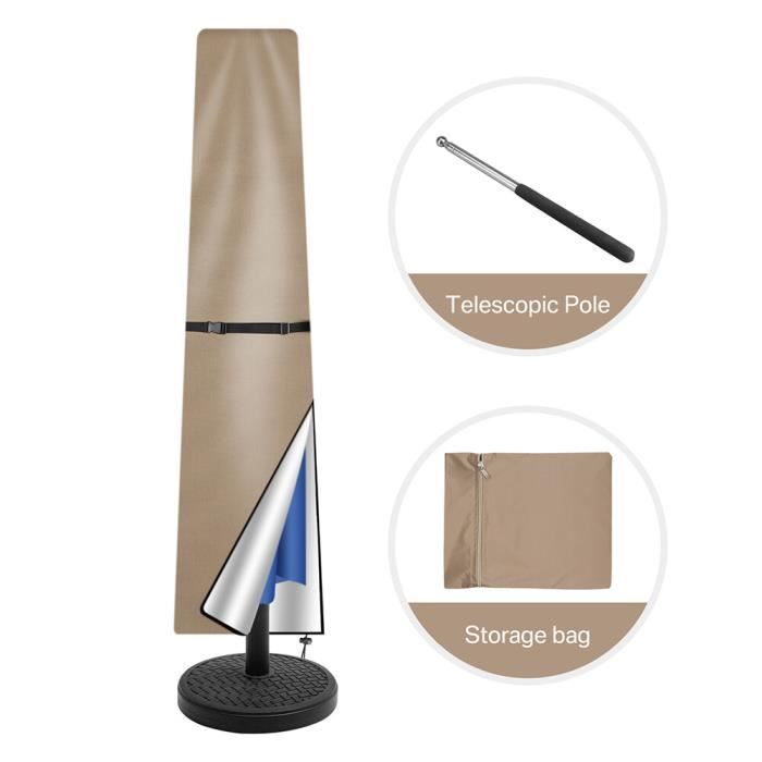 Housse De Barbecue 145x61x112 Cm – Tissu Oxford 210D Imperméable, Anti-UV Et Coupe-vent, Avec Sac De Rangement Protection Gril Extérieur