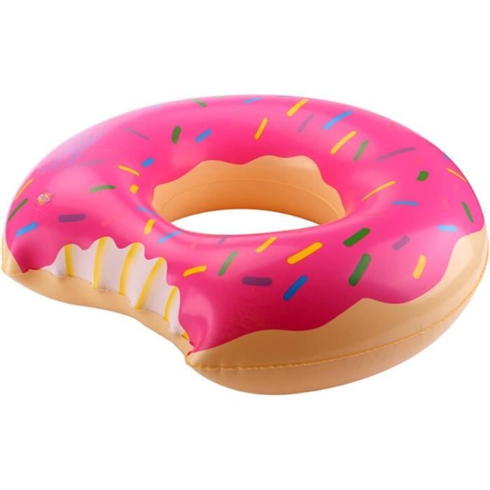 Bouée Donut Géante 107 Cm – Flotteur Gonflable Pour Piscine, Plage Et Rivière