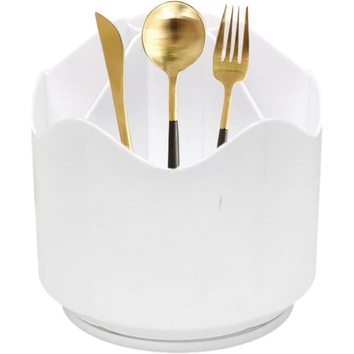 Récipient à stylos en plastique rotatif pour bureau, pinceaux de maquillage, porte-stylo, tasse de rangement, organisateur de papeterie, organisateur de stylo de table