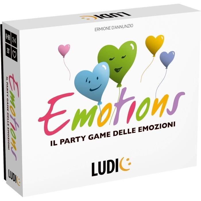 Ludic Emotions The Party Game Of Emotions It27729 Family Game For 2-4 Players Made In Italy