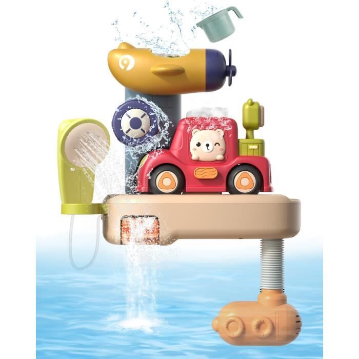 Jouet Bain Bébé, Jouets de Bain avec Douchette Bebe & Machine à Bulles