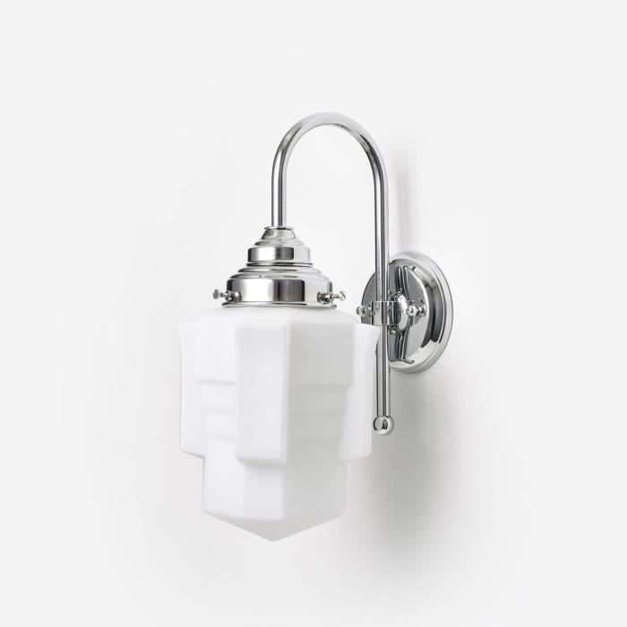 Coloured By Art - Tiffany Lampe - Applique Murale Apollo Meander Chrome