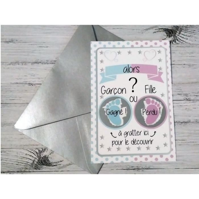 Carte A Gratter Annonce Sexe De Bebe Garcon Ou Fille Carte Gagnante Garcon Cdiscount Beaux Arts Et Loisirs Creatifs Carte A Gratter Annonce Sexe De Bebe Garcon Ou Fille Carte Gagnante Garcon Cdiscount Beaux Arts Et Loisirs Creatifs