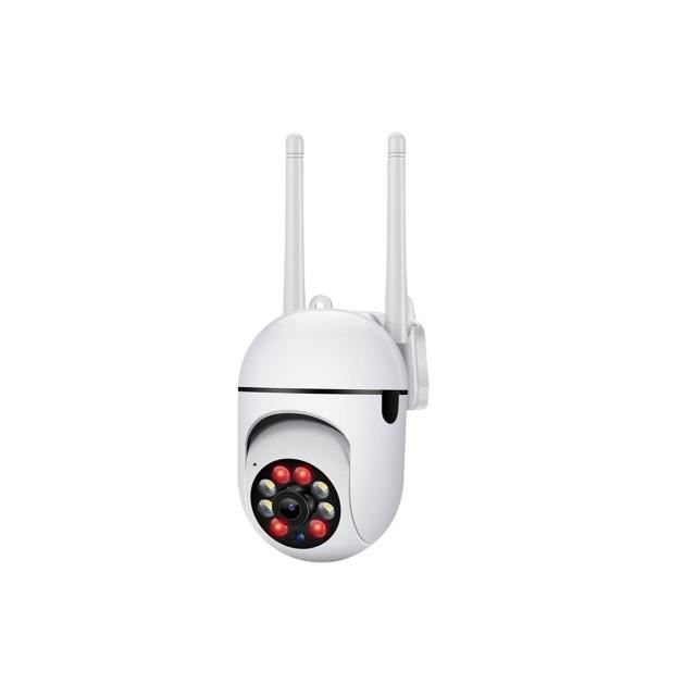 1pcs caméras de sécurité caméra wifi extérieure, caméra de surveillance dôme de vision 360°, audio bidirectionnel