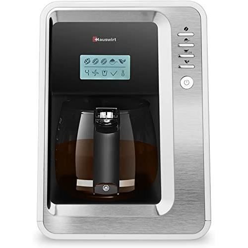 Super Machine à Café K6 Cafetière Thé Automatique , 3 Tailles de Mouture, 26 Tasses avec Moulin