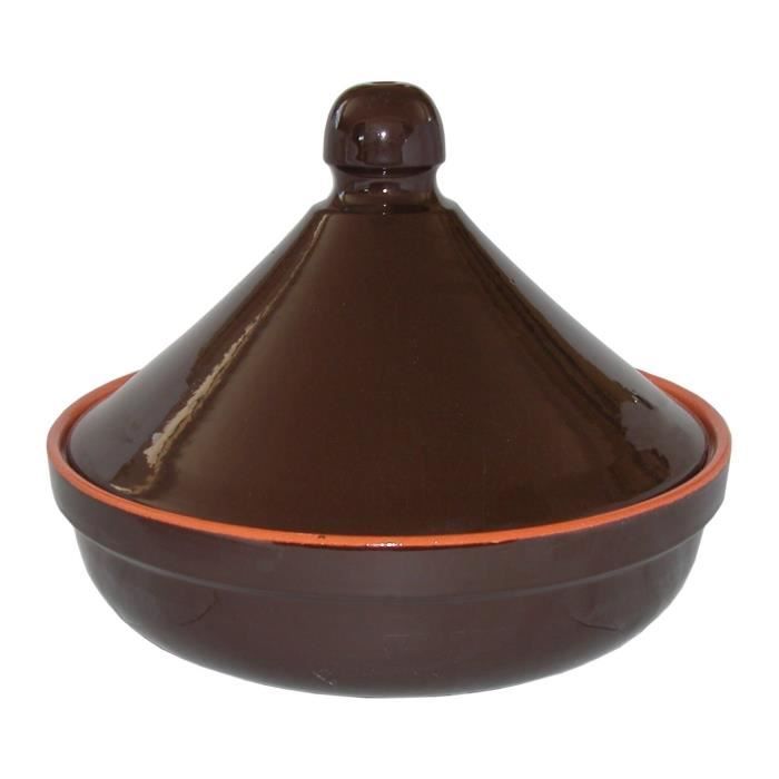 Colì, Gebogen pan van terracotta met deksel, ambachtelijke pot, antiek wit, diameter 16 cm