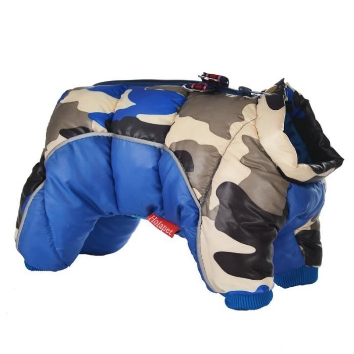Manteau Chaud Pour Chien - Vêtement Thermique Hiver Pluie Neige - Taille S à XL, Compatible Harnais - Pour Petites/grandes Races
