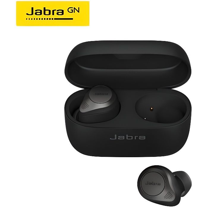 Oreillette Bluetooth sans fil Jabra Elite 85t True Noir de titane