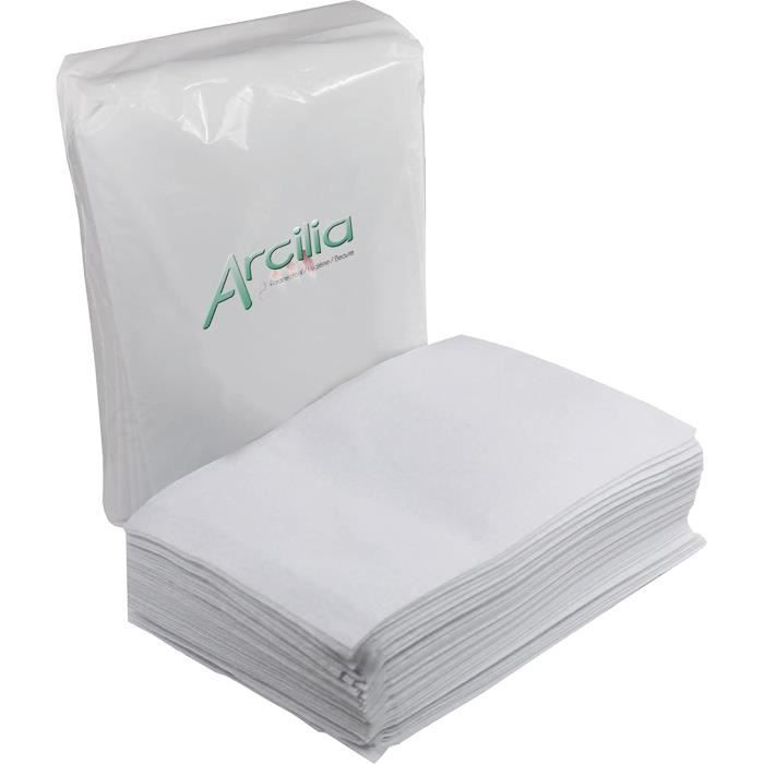Lot De 1000 Bandes WC Kraft - 62x6,5 Cm, Amovibles Et Pratiques