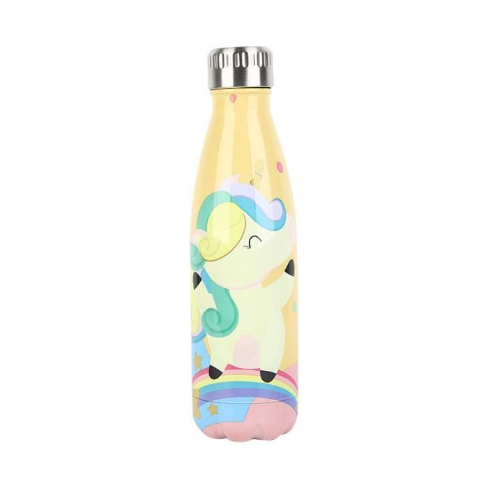 Gourde Isotherme Pompier 0.5L Die Spiegelburg - Acier Inoxydable, Motif "Quand Je Suis Grand", Couvercle Facile, Brosse De Nettoyage Incluse - Pour Enfants - 9