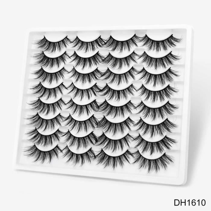 Faux Cils 3D Effet Vison Naturel - 1 Paire - Marque Mytex Shop - NEUFS (défauts Mineurs Possibles)