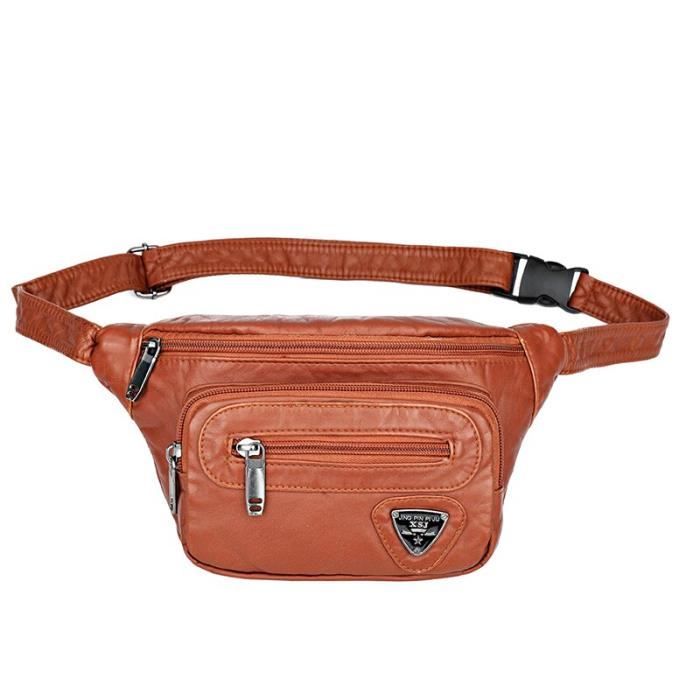 Sac Banane + Casquette Assortie En Cuir PU Noir – Réglable, Neuve Avec étiquettes – Look Streetwear
