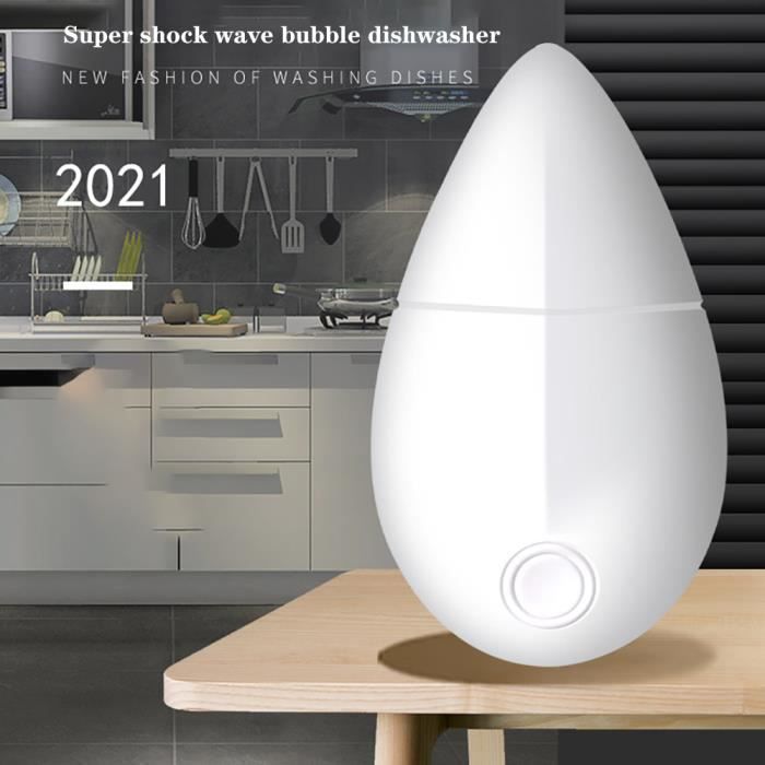 Lave-Vaisselle à Ultrasons Miniature - Nettoyage Par USB Pour Cuisine Et Petit Espace - Bleu