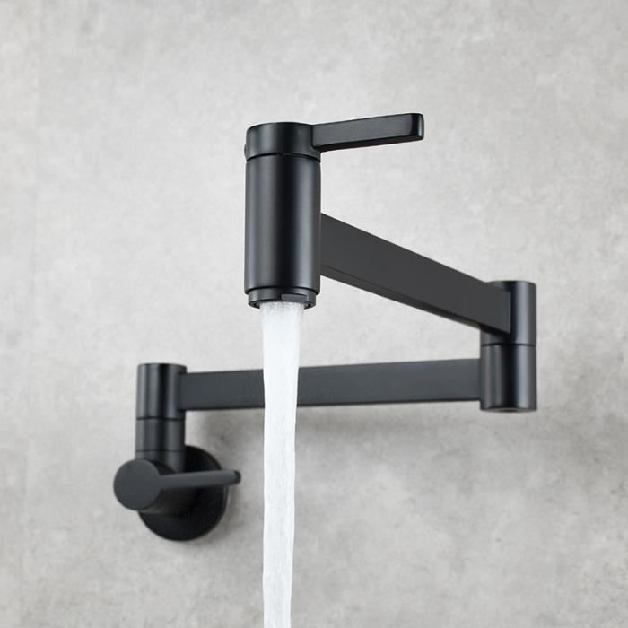 Robinet De Cuisine Pliable Et Rotatif 360° - En Cuivre, Pour Bateaux, Camping-cars, Fourgons Aménagés Et Petits Espaces