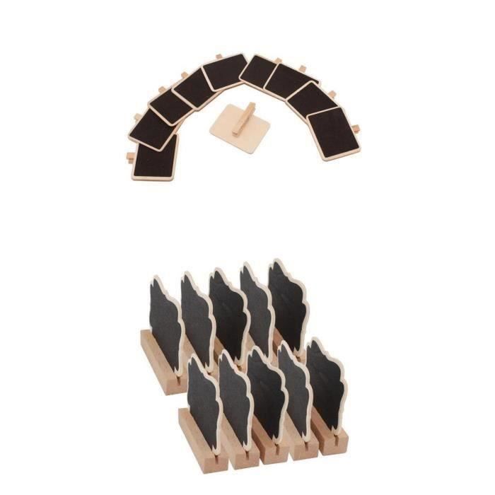 BetterJonny Lot De 20 Mini Tableaux Noirs En Bois Avec Chevalets De Support Petits Cartons De Placement Rectangulaires Pour Mariages Fetes Panneaux De Messages Et Decorations Devenements BetterJonny Lot De 20 Mini Tableaux Noirs En Bois Avec Chevalets De Support Petits Cartons De Placement Rectangulaires Pour Mariages Fetes Panneaux De Messages Et Decorations Devenements
