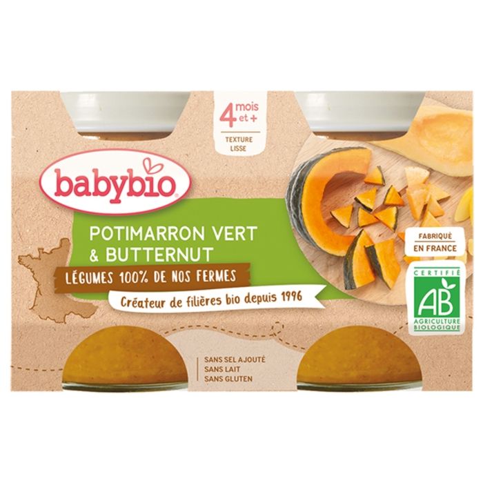 Petit Pot Bebe Pomme De Terre Potimarron Vert 2x130gr Non Bio Babybio Achat Vente Legumes Cuisines Petit Pot Bebe Pomme De Terre Potimarron Vert 2x130gr Non Bio Babybio