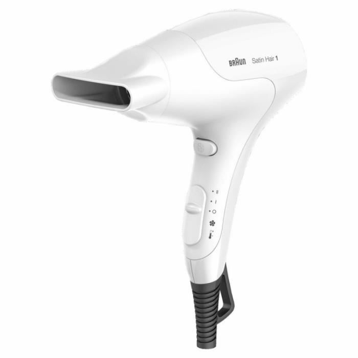 Sèche-cheveux - BRAUN - BRHD180E - 1800 W - Blanc - Mixte