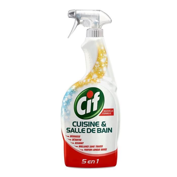 Cif spray nettoyant cuisine & salle de bain savon de marseille ecolabel  750ml