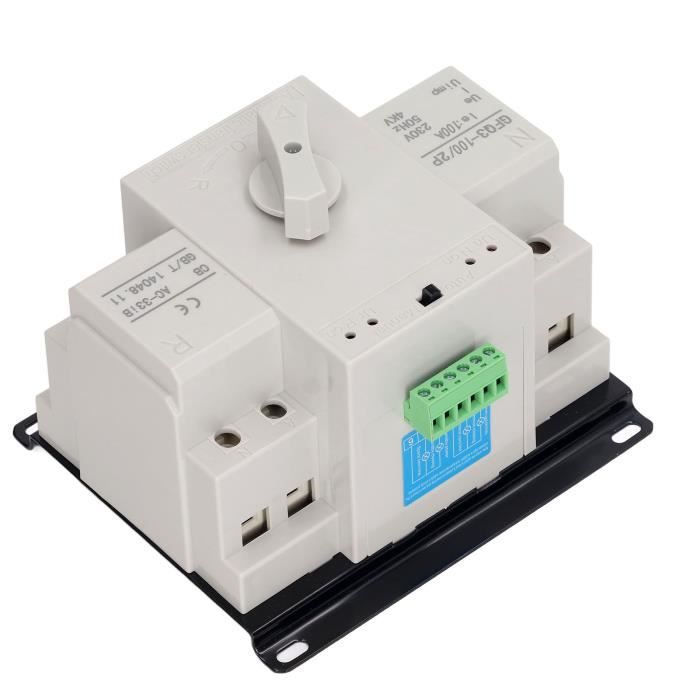 GOTOTOP Commutateur De Transfert Automatique à Double Alimentation 220V