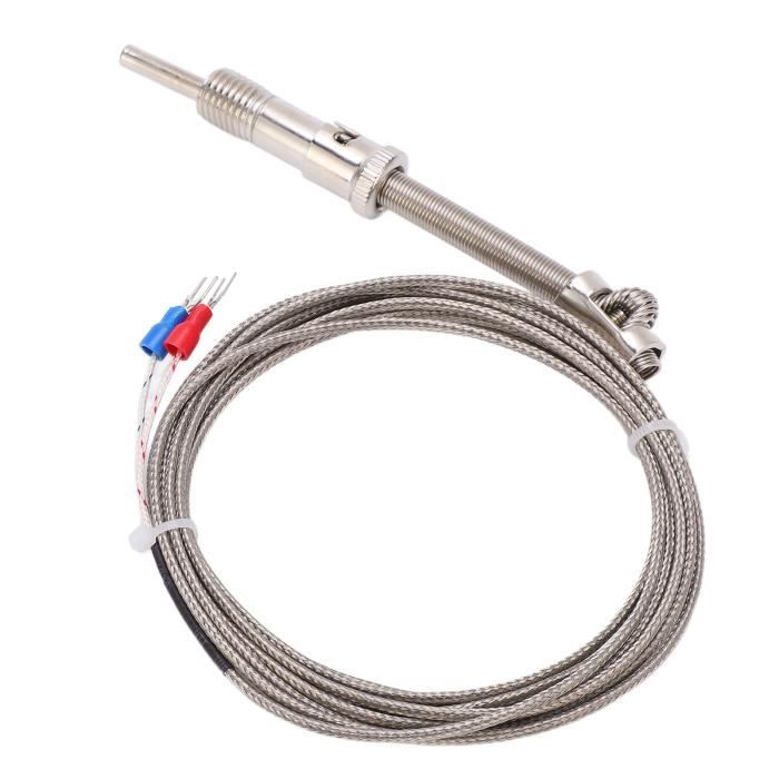 Sonde Sous-vide Pour Thermocouple Type K - Longueur 60 Mm, Gaine élastomère 120 Cm, Plage -40°C à +110°C