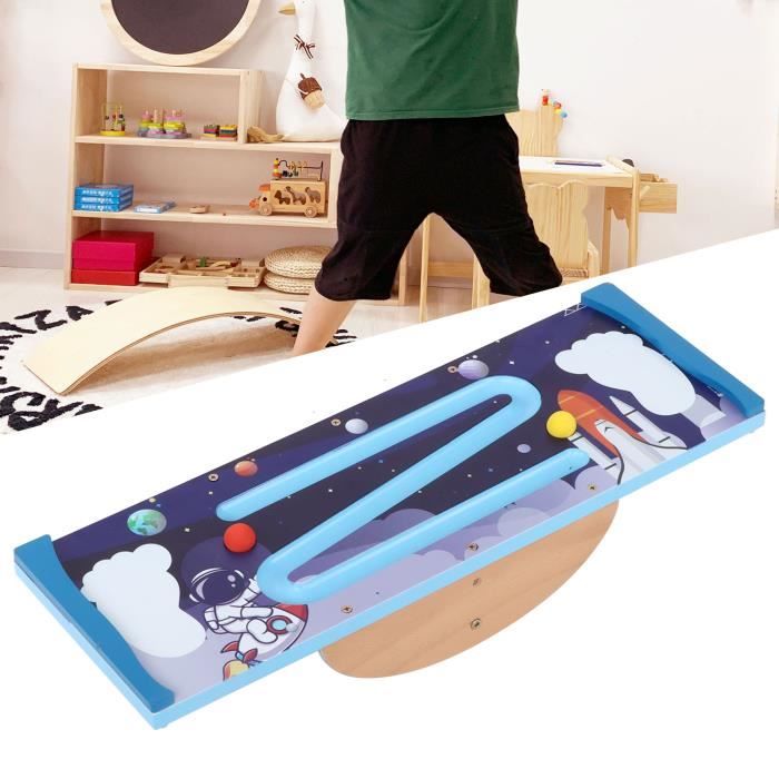 Planche D'Équilibre En Bois Yes4All - 40 Cm Diamètre - Exercice Stabilité Et Fitness - Supporte 136 Kg - Pour Débutants Et Pros