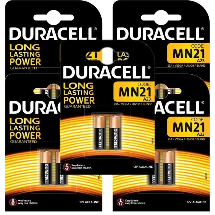 Mn21 Duracell MN21 batterie alcaline spécialité 12V bloc d'alimentation ...