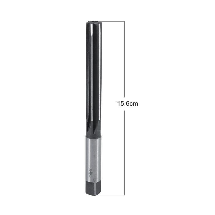 Alésoir Manuel Conique HSS 9XC Pour CNC - Taille 16 Mm, Cône 1:10, Longueur ~115-155 Mm, Outil Précision Usinage - 7