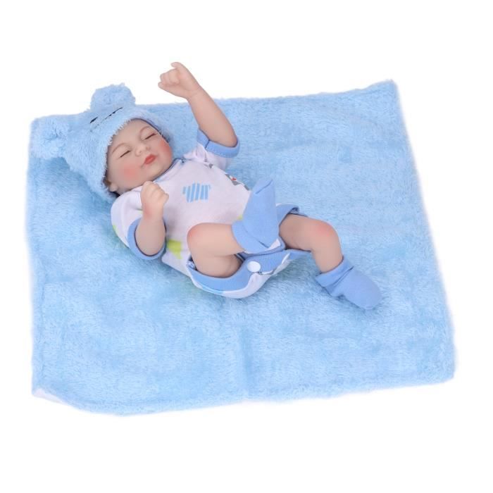 EJ.life poupée bébé endormi Ensemble de poupée nouveau-né de 10 pouces