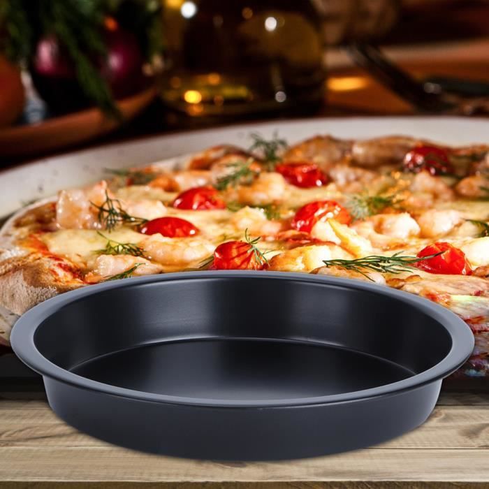 ESTINK Assiette à pizza Plat à Pizza Moule à Pain à Gâteau Rond ...