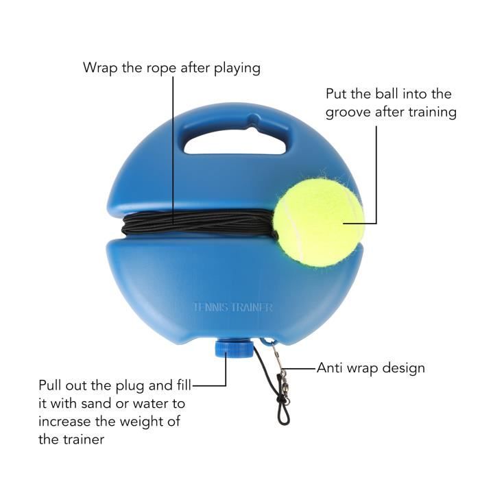 Cuillère De Pointeur Tennis En Bois - Outil D'entraînement Pour Frappe Précise, Avec Sac De Rangement, Pour Joueurs Tous Niveaux - 12