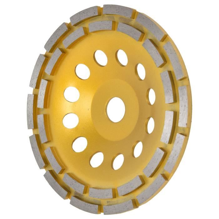 Gunpla 115mm X 22,2mm 4.5 Pouce Diamant Disque De Meulage Double Rangée