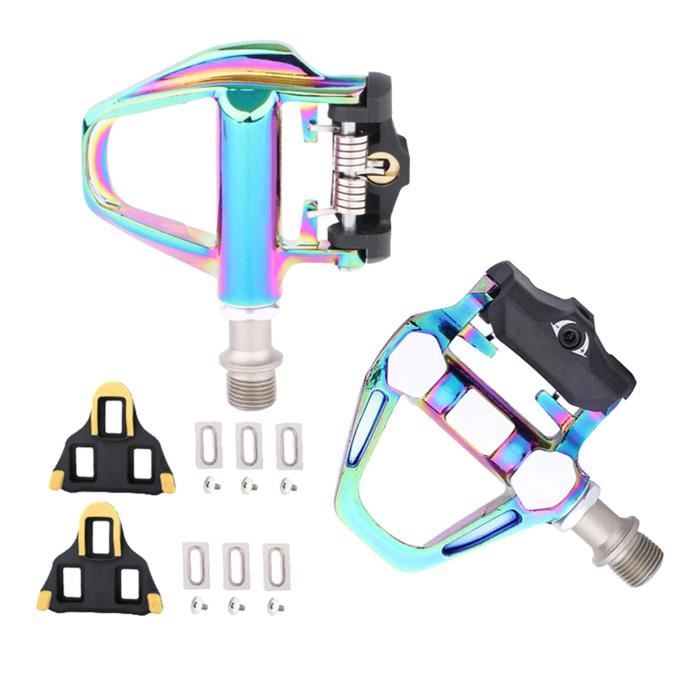 Cales De Pédale YERUUE – Compatibles SPD SH10/SH11/SH12 – Angle 6° – En TPU Et Acier Nickelé – Pour Vélo Route Et VTT