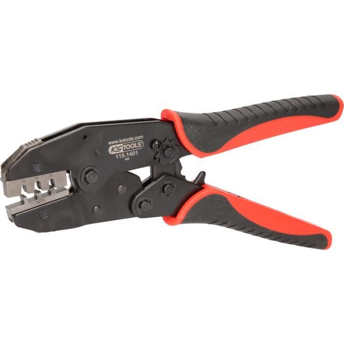 Pince à sertir pour DEUTSCH DT et DEUTSCH DTM, Ø 0,75-1,0-1,5 mm² - KS TOOLS - EAN : 4042146782378