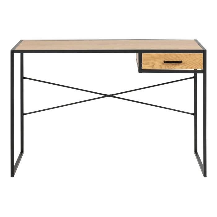 Miliboo Bureau Industriel Metal Noir Et Bois Tresca Achat Vente Bureau Miliboo Bureau Design Tresca Soldes Sur Cdiscount Des Le 20 Janvier Cdiscount