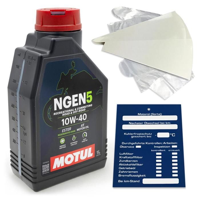 Huile Moteur Motul 5W-40 4T 1L - Pour Suzuki 125 UE 2001-2003, Neuve