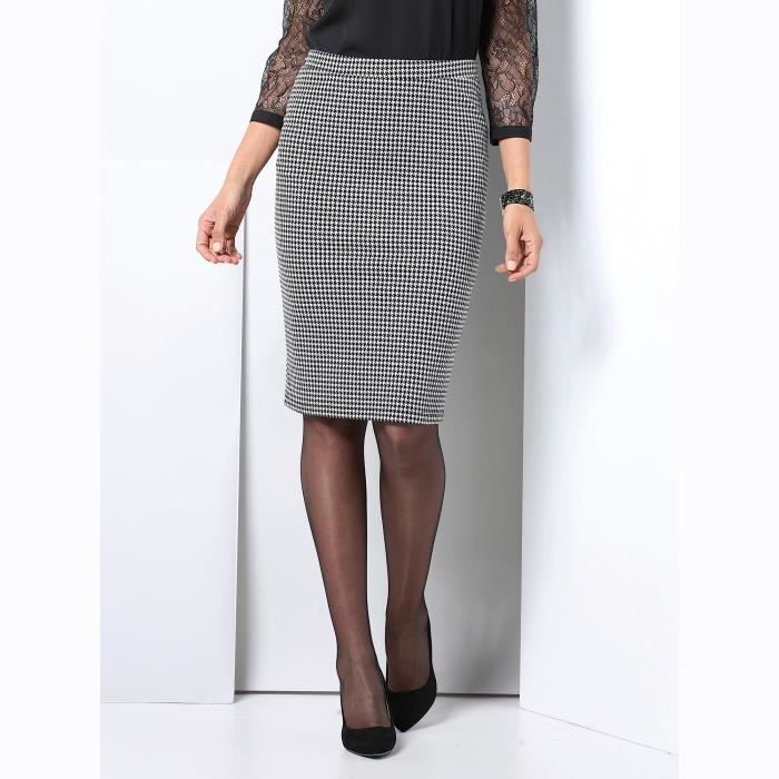 jupe crayon taille elastique