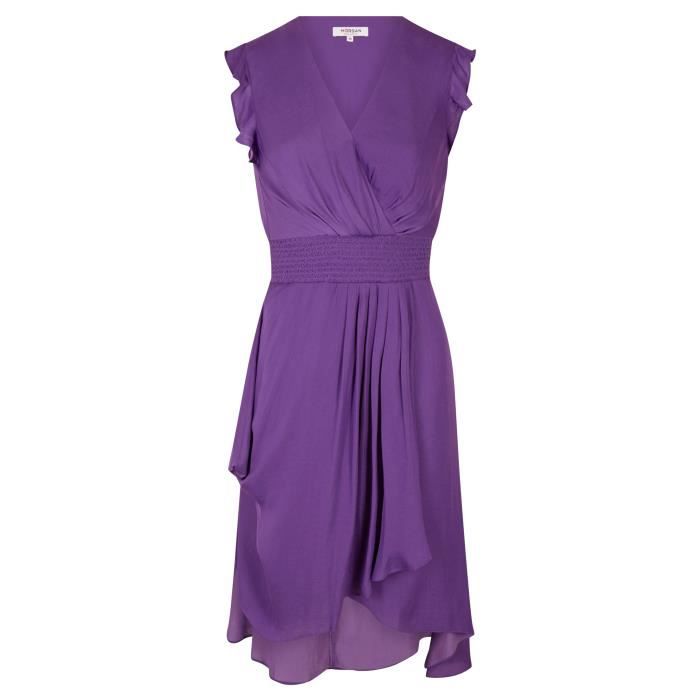 Robe midi Morgan violet